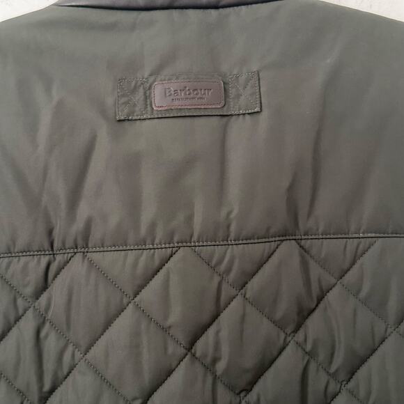 Barbour Men's Dark Green Quilted Vest Size 2XL - Picture 7 of 8